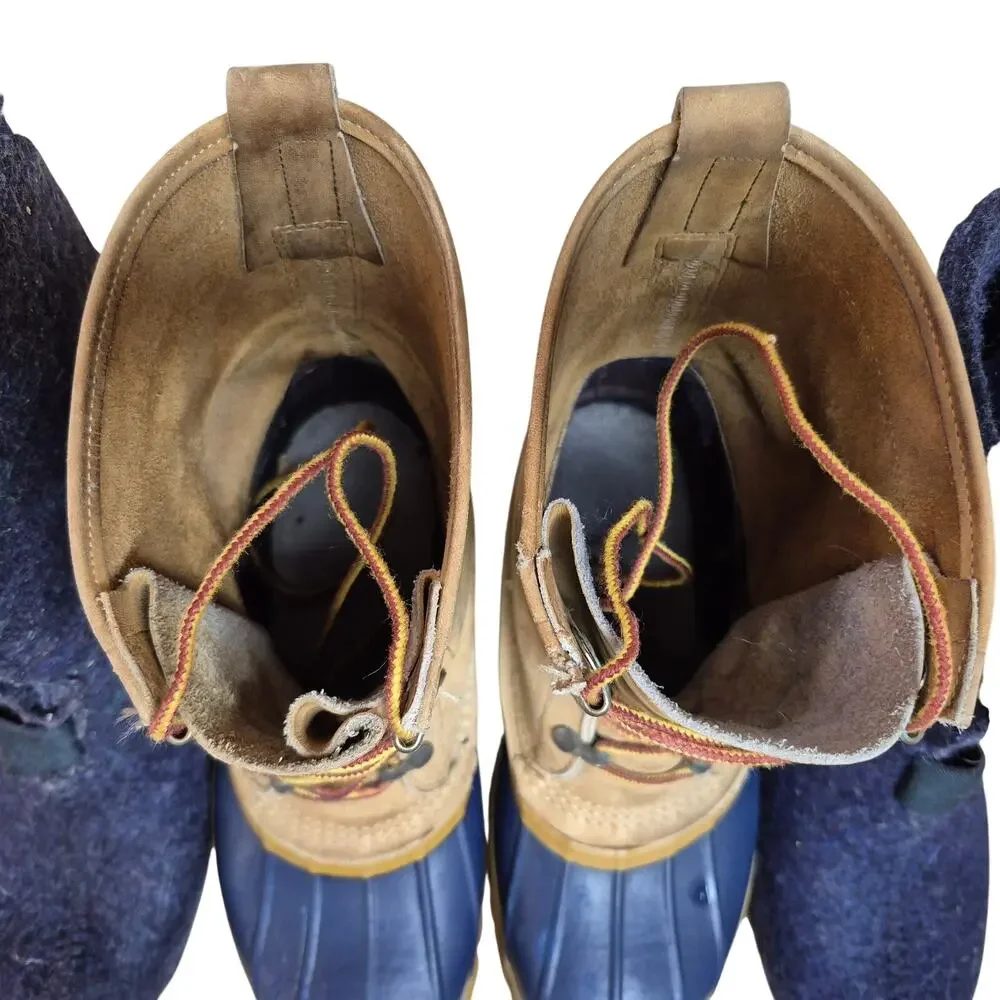L.L. Bean Blue Brown 10
